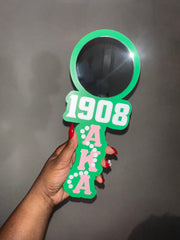 Pink & Green 3D Mirror