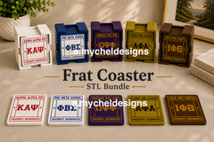 Frat Coasters Bundle (STL)