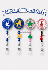 3D Badge Reels Bundle (STL)