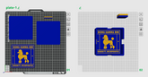 Blue and Gold Coaster Set (STL)