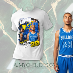 Grad Center Print Shirt (Basketball)