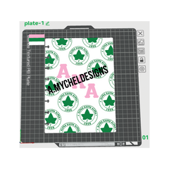 Pink and Green Emblem (STL)