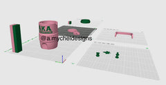 Pink and Green Can Holder (STL)