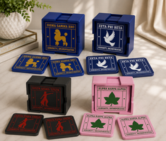 3D Sorority Coaster Set