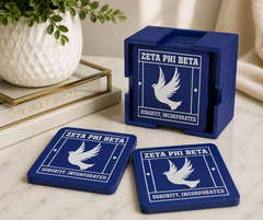 Blue and White Coaster Set (STL)