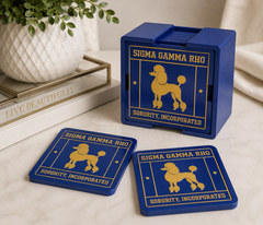 Blue and Gold Coaster Set (STL)