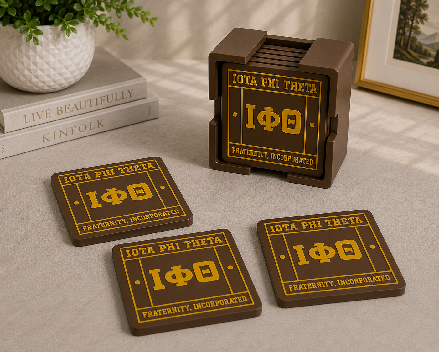 Iota Coaster Set (STL)