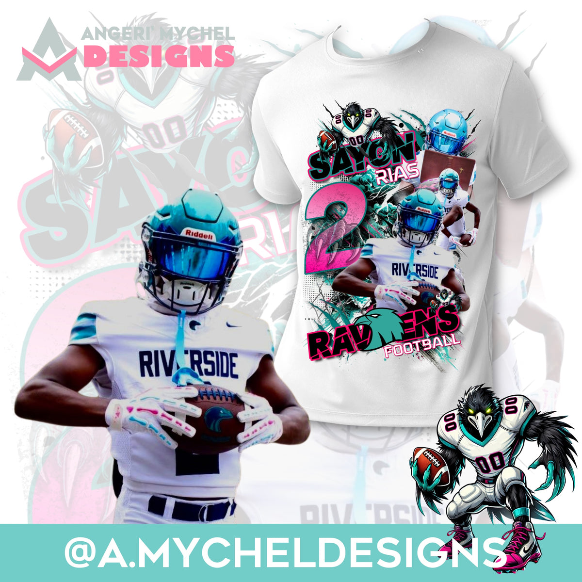 Football Team Player Tee