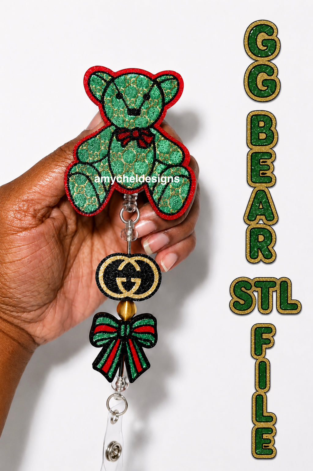 GG Bear Badge (STL)