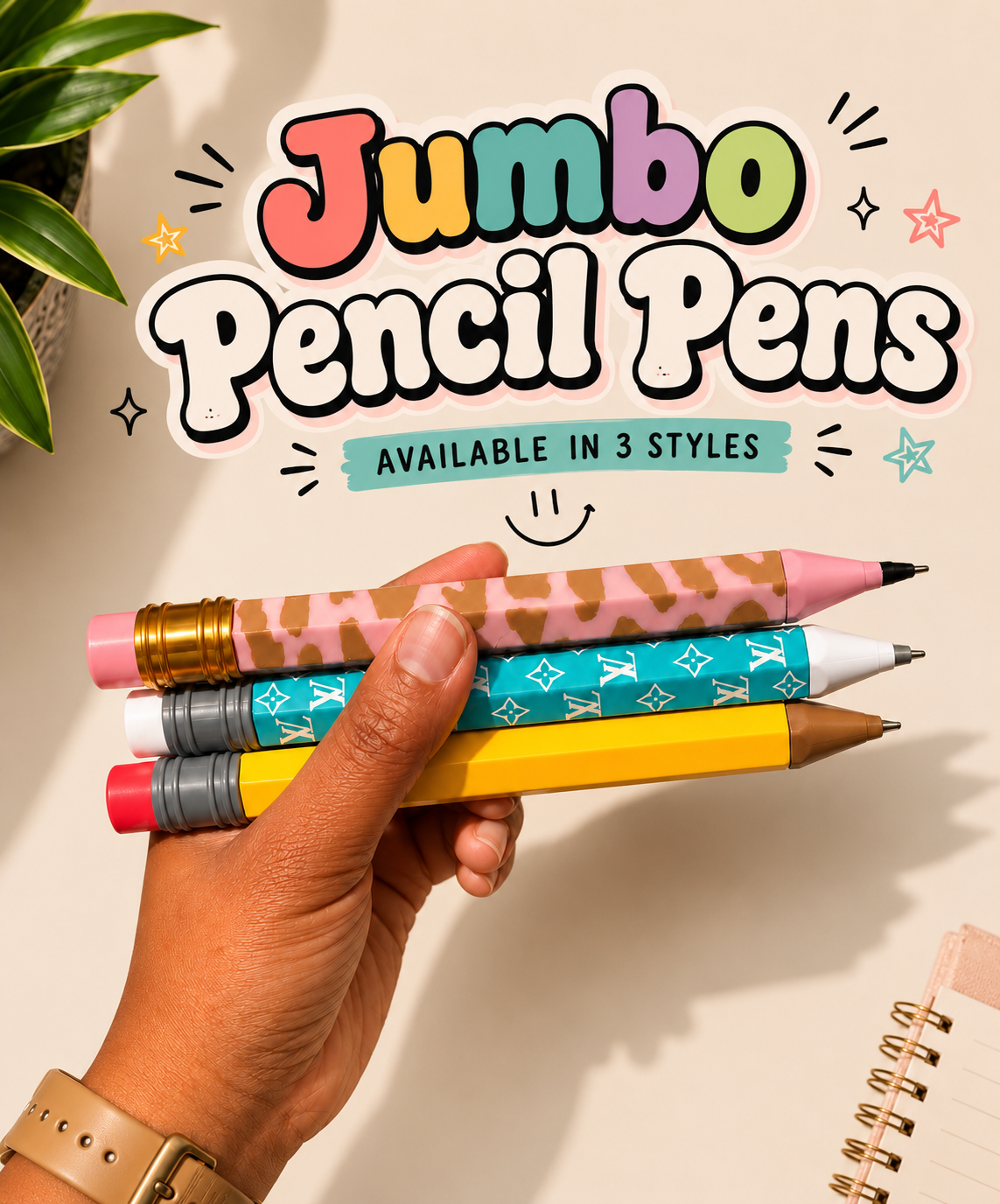 Jumbo 3D Pencil Pen