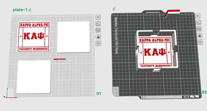 Kappa Coaster Set (STL)