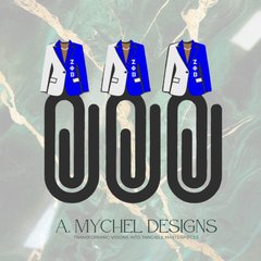 Blue and White (STL) Jumbo Paper Clips