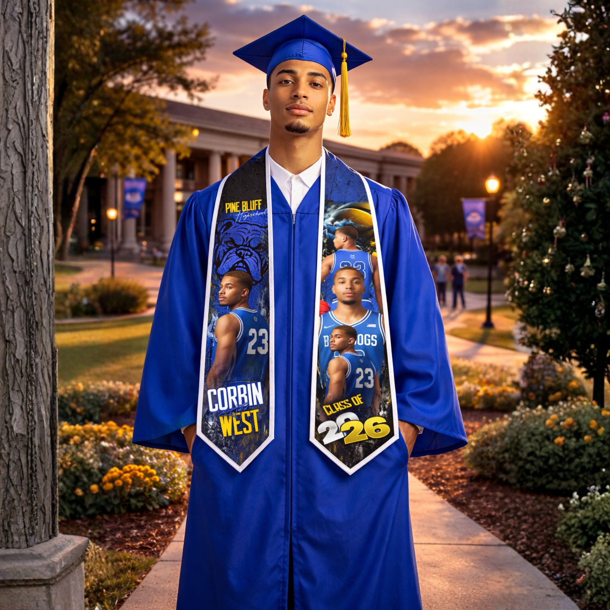 Grad Stole (Basketball)