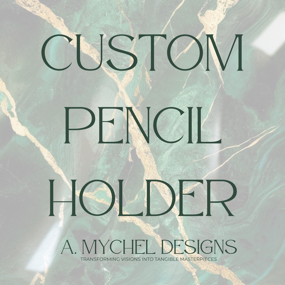 Custom 3D Pencil Holder