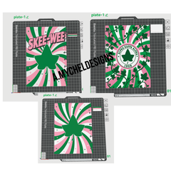Pink and Green Notebook (STL)