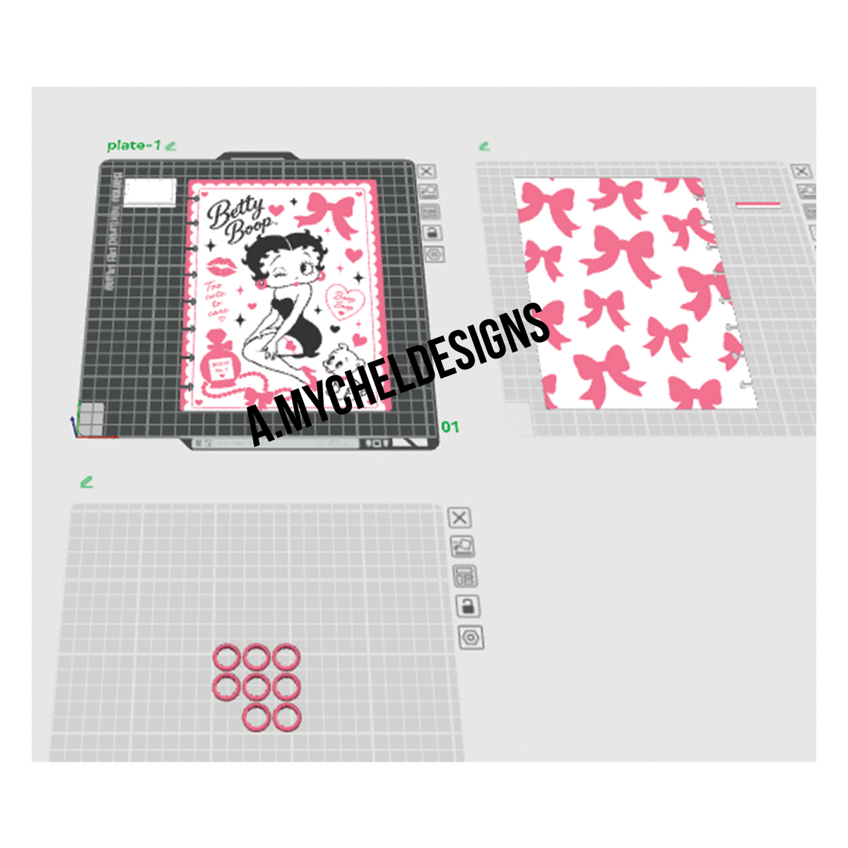 Betty Bows Notebook (STL)