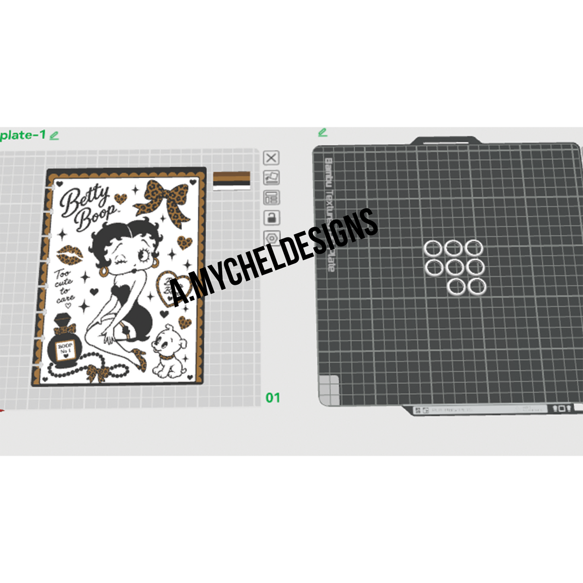 Betty Leopard Notebook (STL)